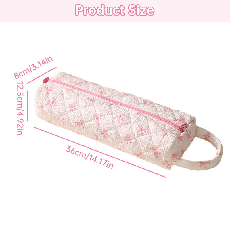 Padded Hair Dryer & Curling Iron Storage Bag | Large Cotton Dustproof Travel Case with Handle