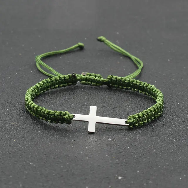Handmade Unisex Stainless Steel Cross