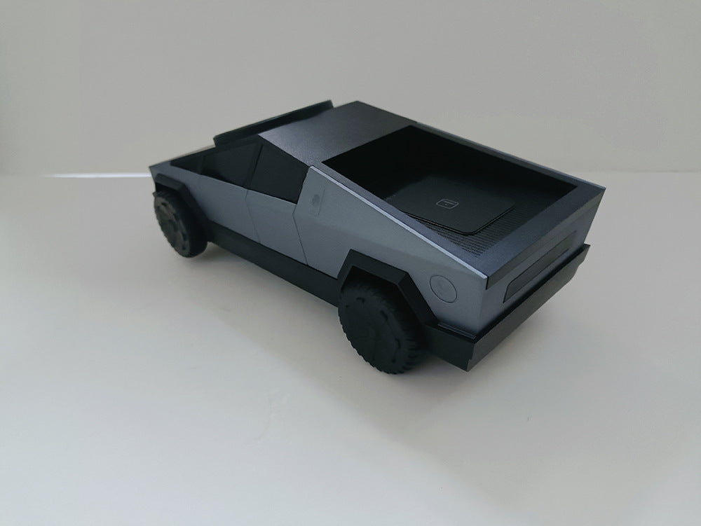 Cyber pickup truck car mobile phone watch earphone desktop multifunctional three in one wireless charger