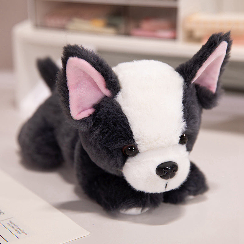 Heavy Particle Small Size Dog Lying Husky Plush Toy Doll Claw Machine Stuffed Animal Children's Birthday Gift