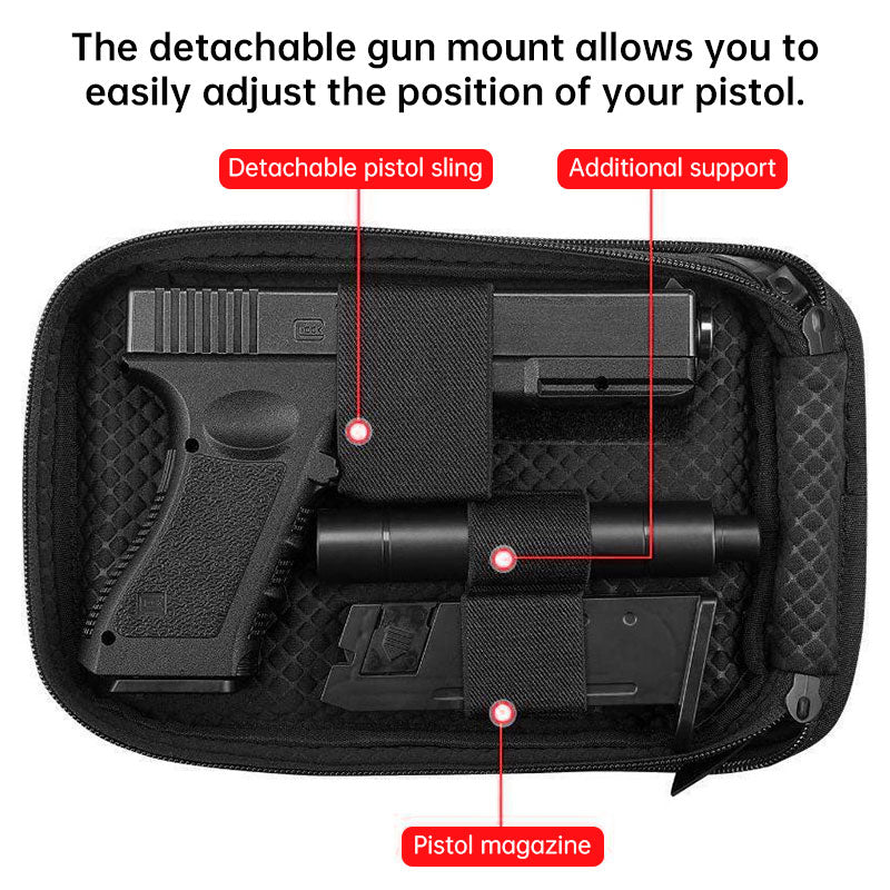 Tactical Concealed Carry Sling Bag - Shoulder Mag Holster, Hunting Waist Pack & Soft Pistol Protective Case