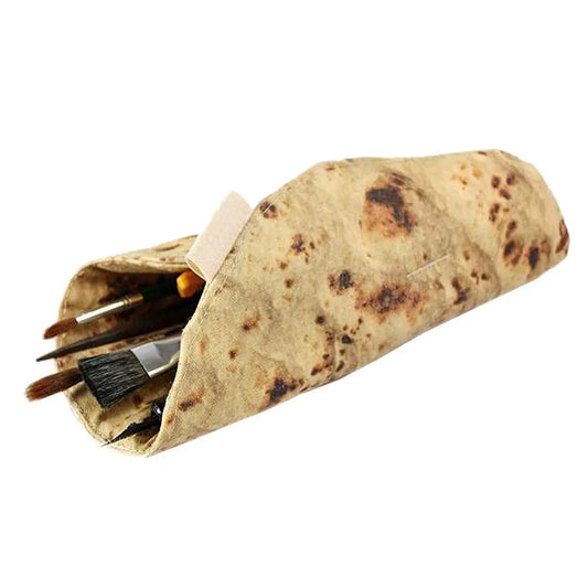 Burrito Roll Pencil Case