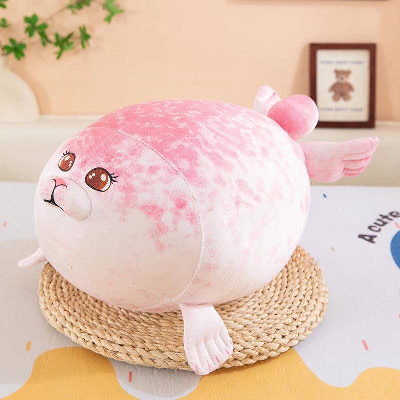 Simulated seal pillow cushion soft and fluffy seal cushion