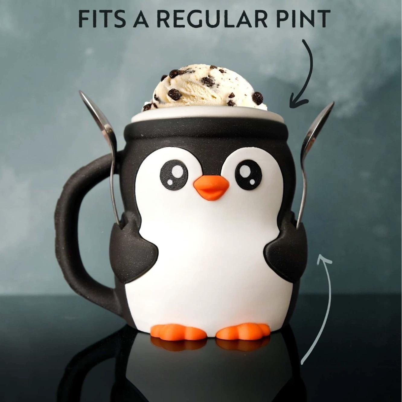Highland Cow Ice Pint Holder