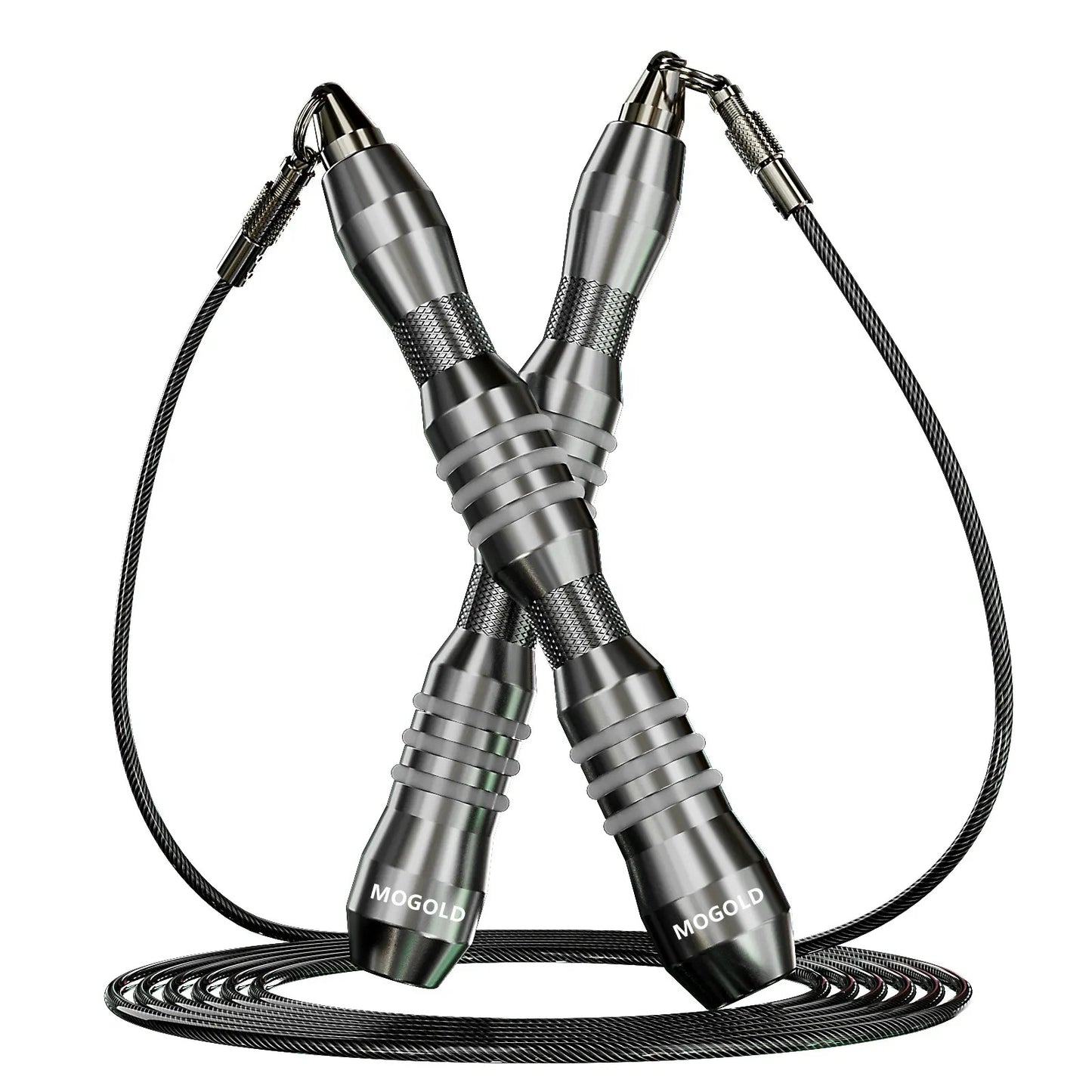 Quick Release Aluminum Dual Rope 3/5mm Handle Pure Steel Wire High Precision Bearing Racing Competition Sports Jump Rope