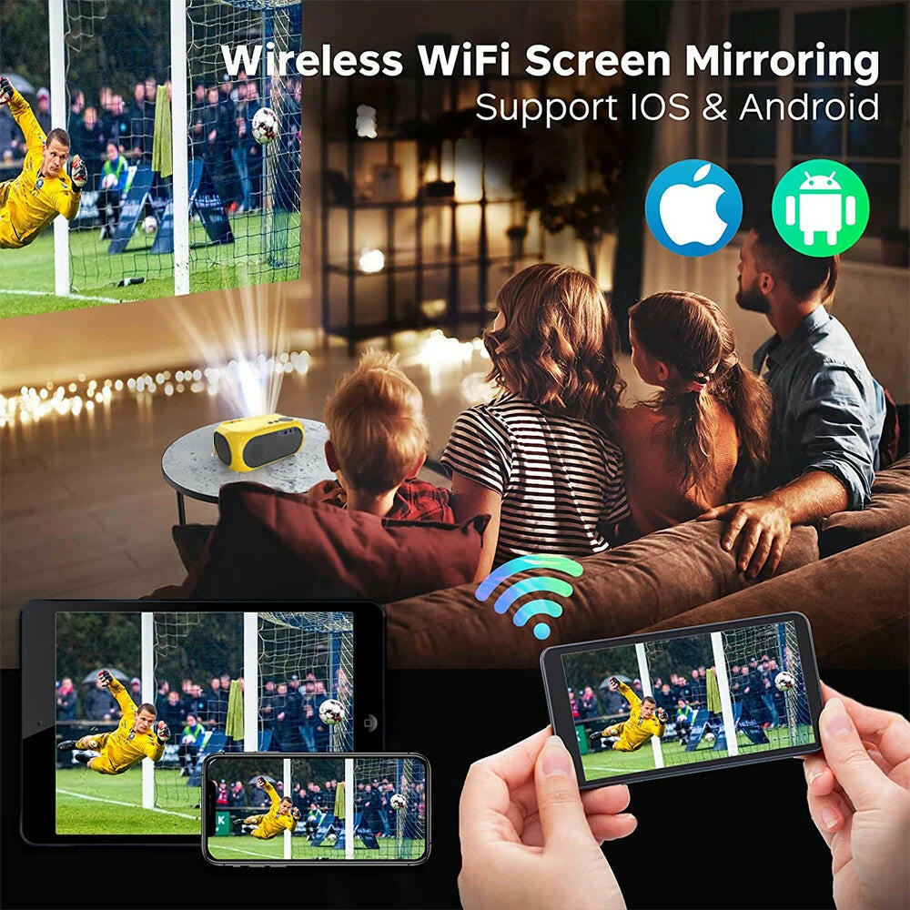Salange M24 Mini Projector Led Portable