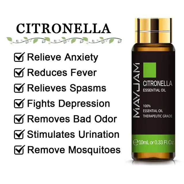 10ML Lavender Eucalyptus Pure Essential Oils