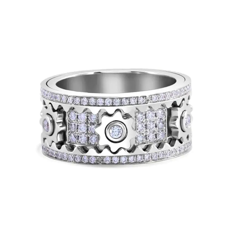 Handmade Diamond Ornate Geometric