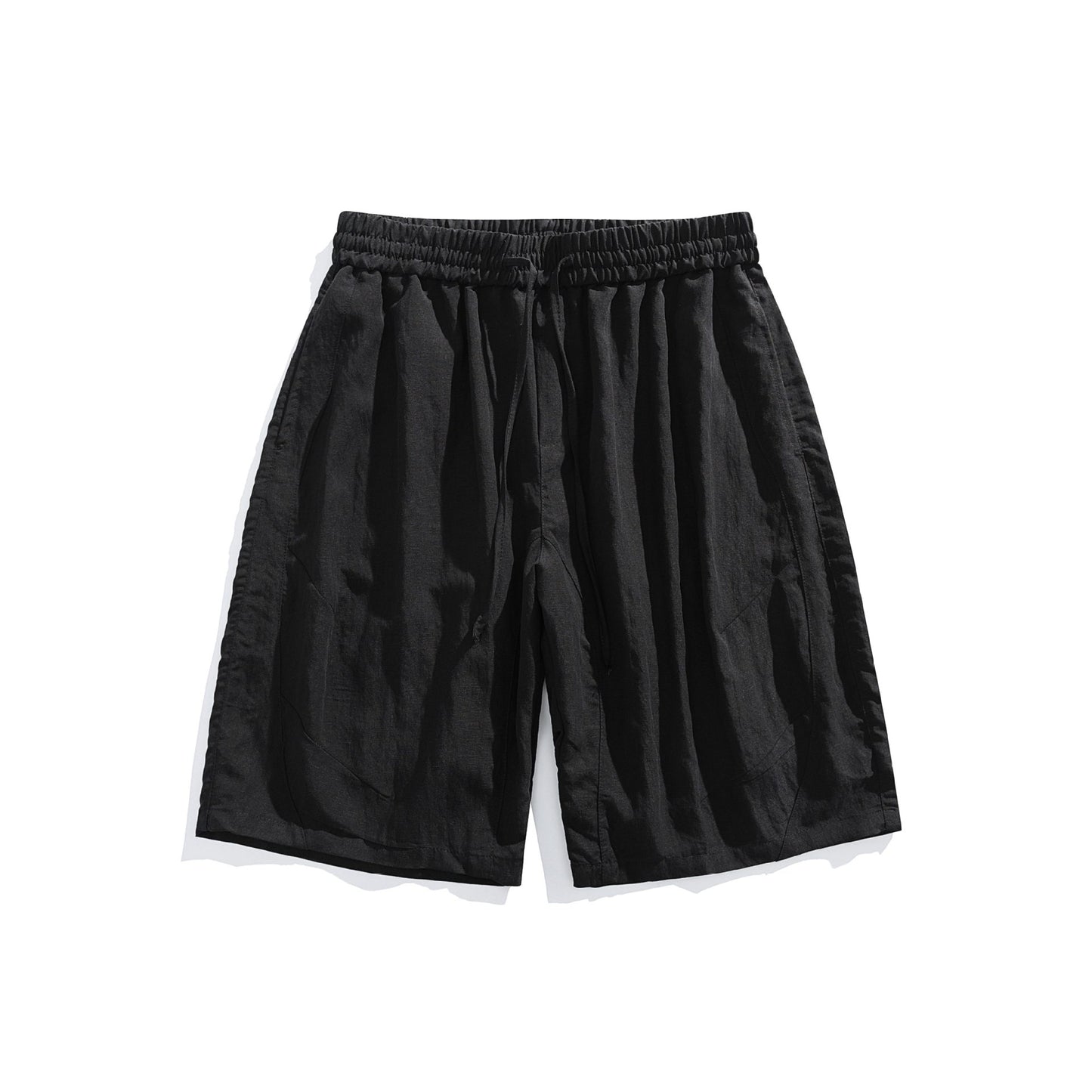Loose Quick-Dry Shorts with Deconstructed Patchwork Design