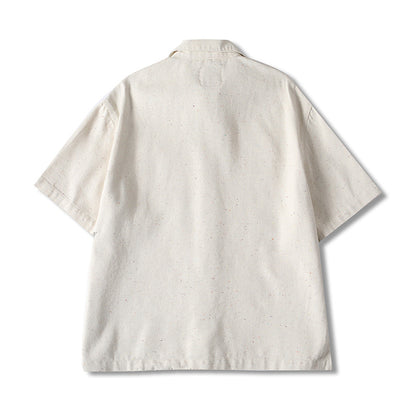 Short Sleeve Shirt with Patch Pocket Design