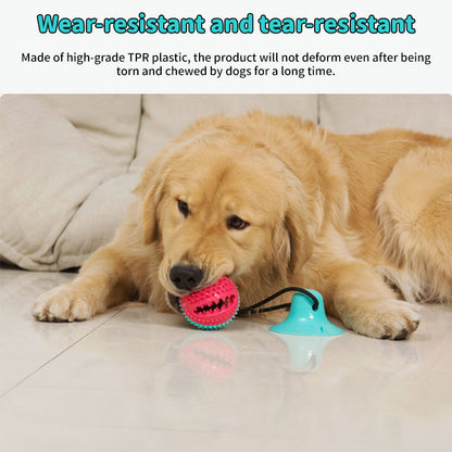 Dog Food Toys - Silicone Suction Interactive Chew Toy, Dental Cleaning Chew Brush for Puppy Teething & Pet Feeding Supplies