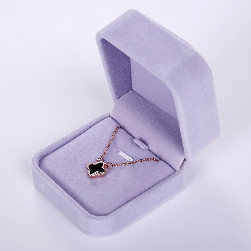 Velvet jewelry box jewelry packaging box storage box