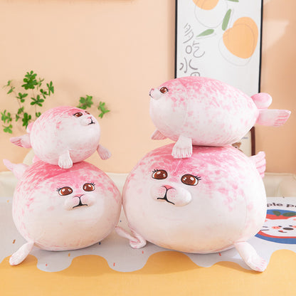 Simulated seal pillow cushion soft and fluffy seal cushion