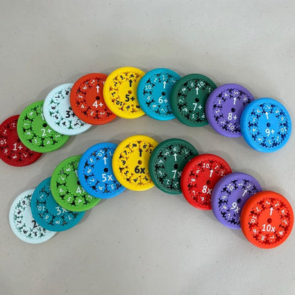 Digital Spinner Math Gyroscope - Addition, Subtraction, Multiplication, Division Learning Arithmetic Educational Toy
