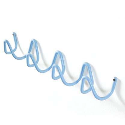Waterproof Wave-Design Wall Hook: Minimalist Metal Storage Hook for Various Items, Creative Space-Saving for Home