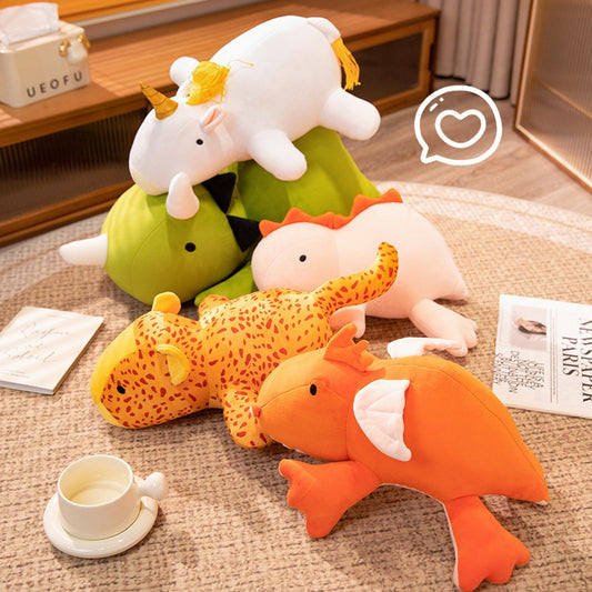Cute Dinosaur Weighted Plush Panther Unicorn Dinosaur Stuffed Toy