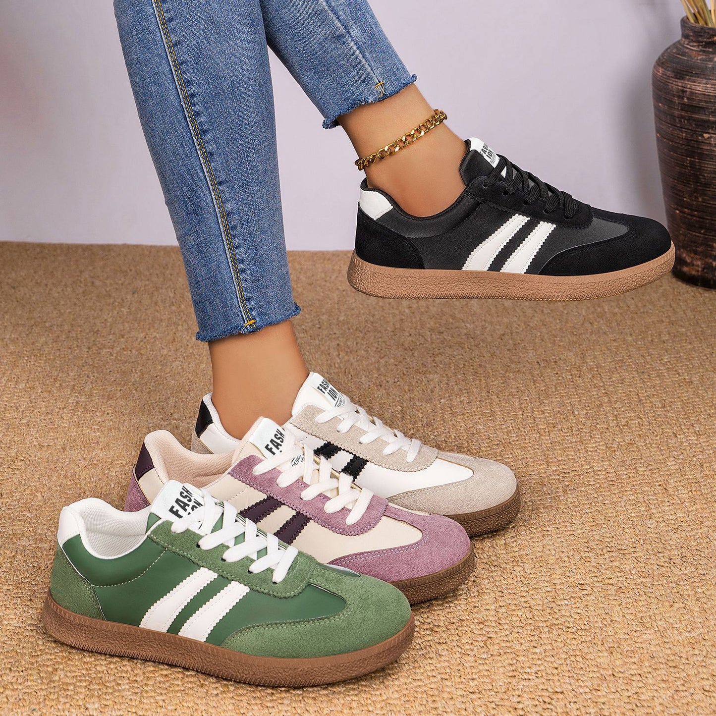 Soft soled lightweight German training casual shoes for women