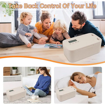 Timed Lock Safe Box: Electronic Security Storage for Personal Items, Documents, Phones & Cigarettes