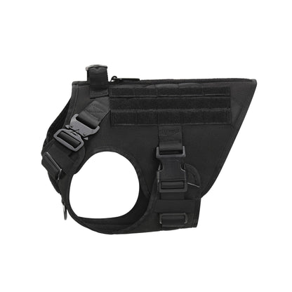 Nylon Tactical Dog Adjustable Vest Training Dog Vest Pet Training Vest with Leash