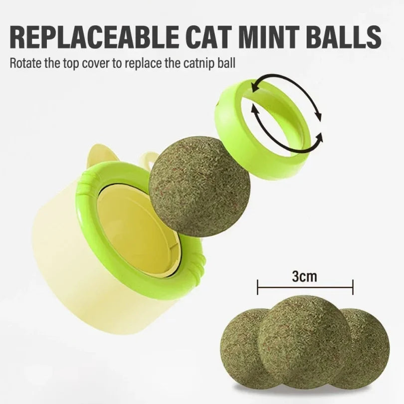 Cat Licking LeCat Mint Ball Supplies Teeth Grinding Artifact