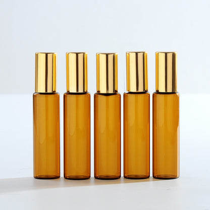 Ball essential oil bottle 1/2/3/5/10ML tawny ball lotion bottle