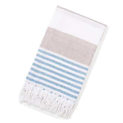 Turkish Beach Towel Striped Fringe Quick-Dry Large Size Cotton Bath Towel Multiple Styles Wholesale
