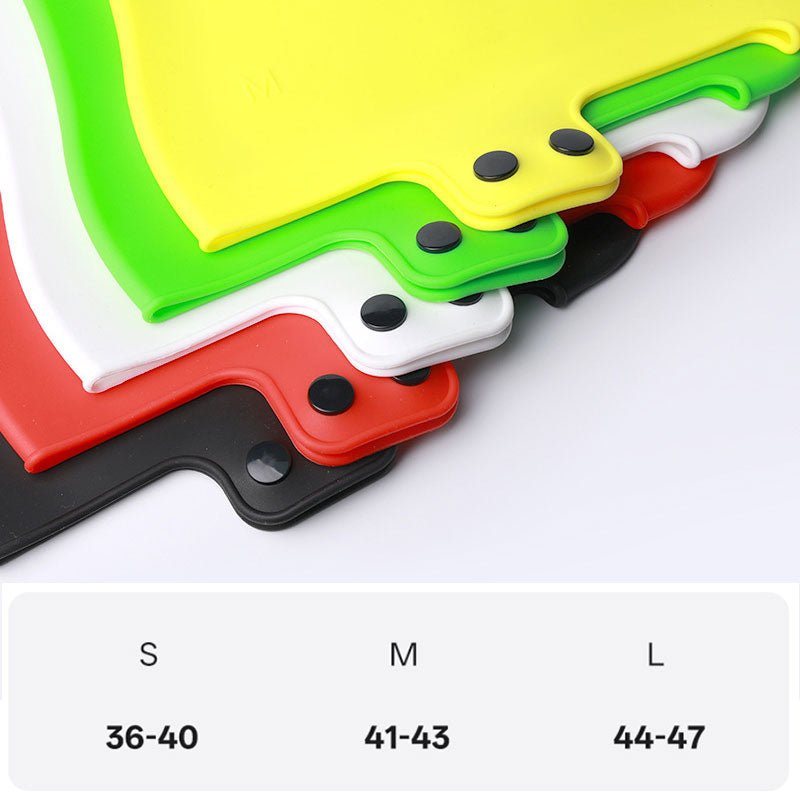 Silicone Road Cycling Shoe Covers - Windproof, Waterproof & Warm for Cold Weather, Easy to Clean