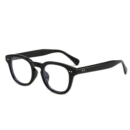 Square Frame Sunglasses with Metal Rivets UV Protection, Fashionable Everyday Wear, Casual Sun Glasses