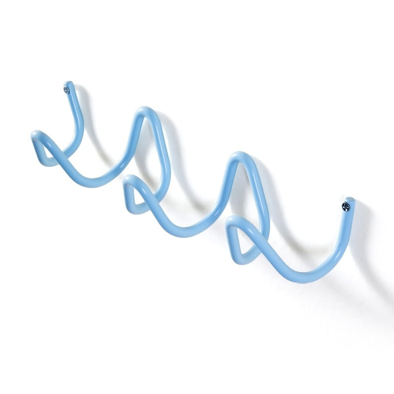 Waterproof Wave-Design Wall Hook: Minimalist Metal Storage Hook for Various Items, Creative Space-Saving for Home