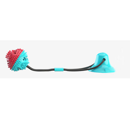 Dog Food Toys - Silicone Suction Interactive Chew Toy, Dental Cleaning Chew Brush for Puppy Teething & Pet Feeding Supplies
