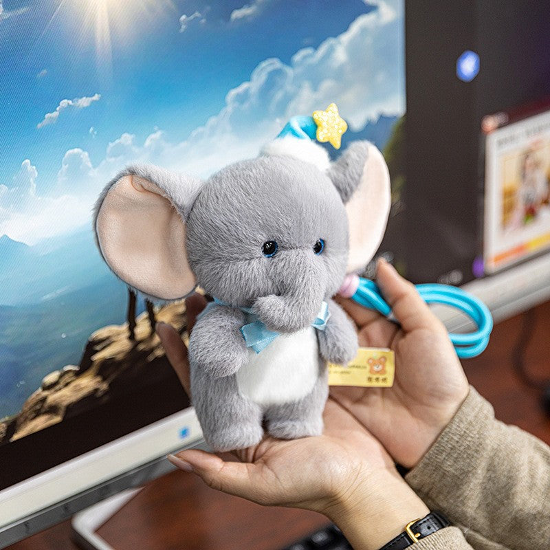 Faux Animal Plush Toy Wholesale Dolls Cute Keychain Birthday Gift Office Decoration Palm-Sized Toy