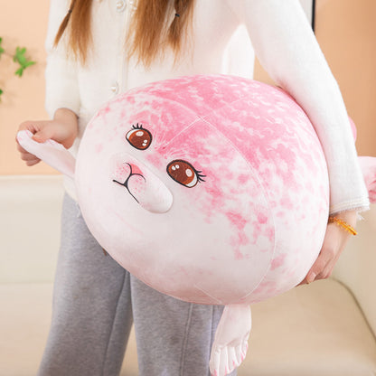 Simulated seal pillow cushion soft and fluffy seal cushion