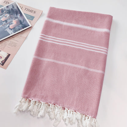 Turkish Beach Towel Striped Fringe Quick-Dry Large Size Cotton Bath Towel Multiple Styles Wholesale