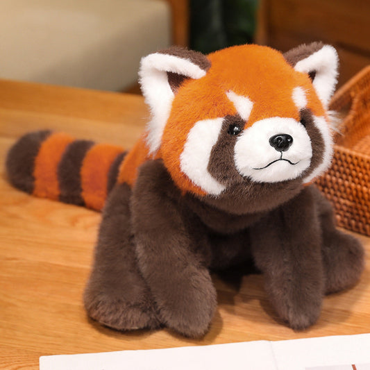 New Simulation Raccoon Plush Toy Animal Doll Small Raccoon Stuffed Animal Pillow Birthday Gift Wholesale