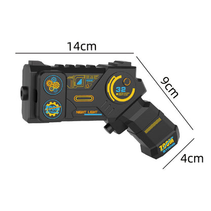 Cross-border Glow-in-the-Dark Yarn Gun Electric Rope Launcher High-Speed Rope Ejector Educational Shooting Stress-Relief Toy Drop Shipping Wholesale