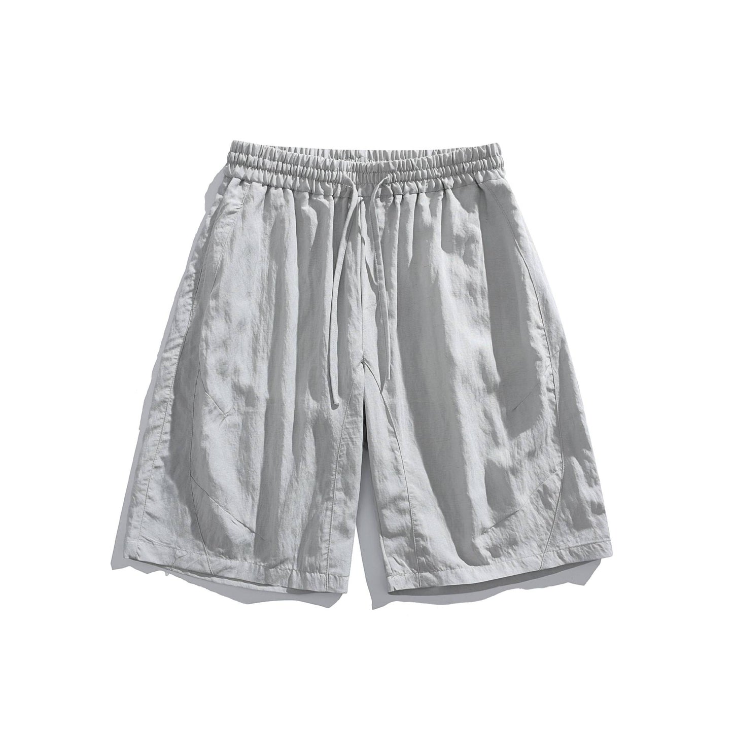 Loose Quick-Dry Shorts with Deconstructed Patchwork Design