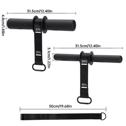 Adjustable Forearm Strength Trainer with Thickened Anti-Slip Wrist Roller, Belt Included, Durable Home Fitness Equipment
