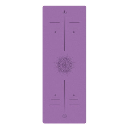 Matte PU Natural Rubber Yoga Mat Non-Slip Durable Shock-Absorbing Exercise Dance Fitness Premium Mat