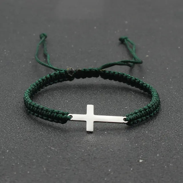 Handmade Unisex Stainless Steel Cross