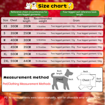 Festive Pet Apparel - Joyful Christmas Coats & Santa Suits for Dogs, Cats | Cute Cosplay