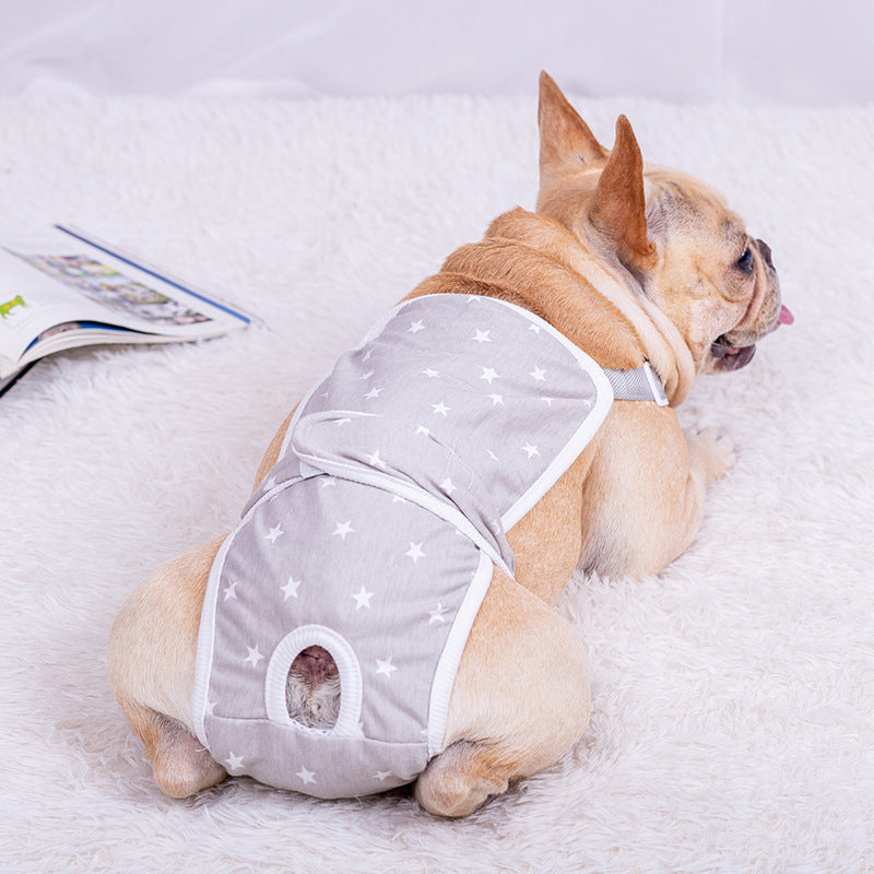 Female Teddy corgi Puppy Pug Menstrual Pet Safety Pants