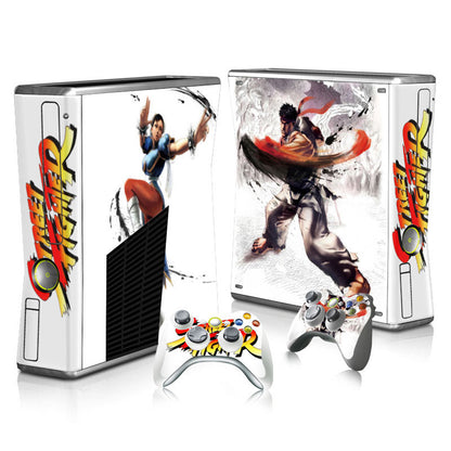 Xbox 360 Slim Full Body Color Membrane Stickers with Scratch-Resistant Protection