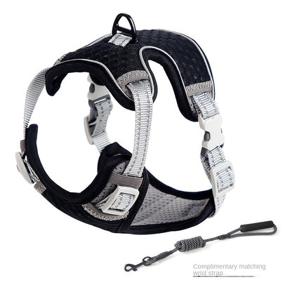 Pet Harness Vest Style Cat Leash for Outdoor Use, Anti-Struggle Cat Walking Rope and Cat Lead