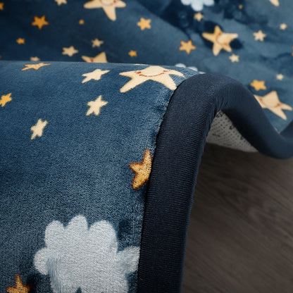 Thick Children's Coral Fleece Rug Tatami Mat for Bedroom and Living Room, Baby Crawling Mat, Window Seat Pad