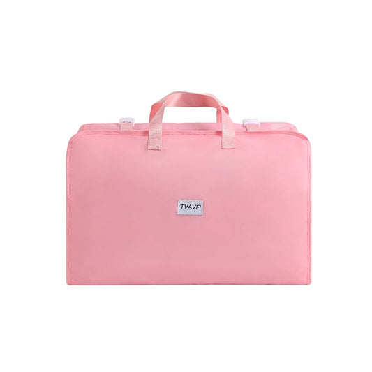 Portable Travel Clothes Organizer Bag - Large Storage with Separate Compartments for Shirts, Pants, Underwear & Socks