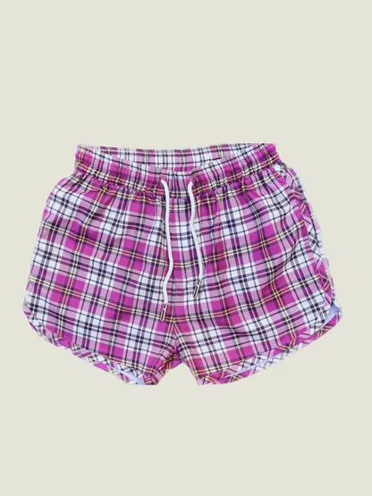Men's Sport Casual Shorts Polyester Woven Quick-Dry All-Over Print Single-Layer Beach Shorts