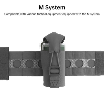 Tactical MOLLE Grenade/Magazine Pouch - Elastic & Fixed Straps for Outdoor/Airsoft Use