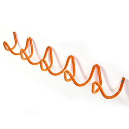 Waterproof Wave-Design Wall Hook: Minimalist Metal Storage Hook for Various Items, Creative Space-Saving for Home