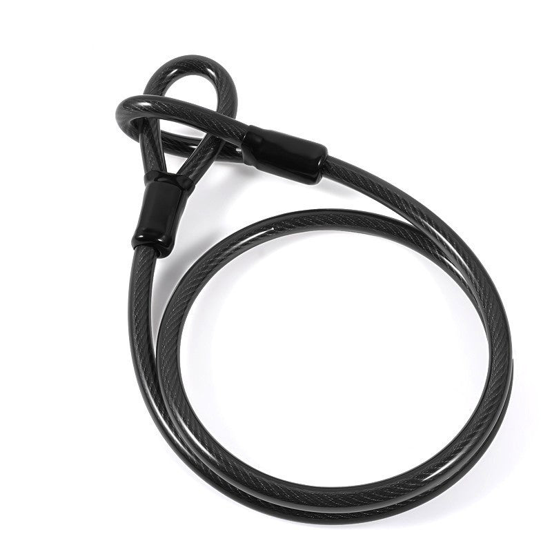 Bicycle cable lock steel cable lock U-shaped lock set