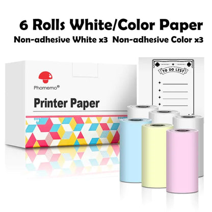 Phomemo Thermal Paper Sticker Rolls